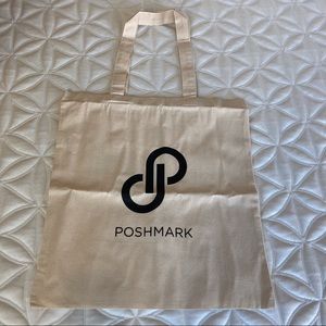 PoshFest Poshmark Tote Bag Cream and Black